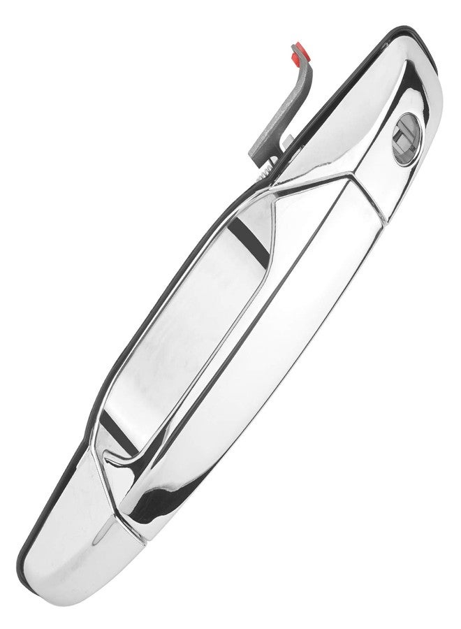 NPAUTO مقبض باب السائق الأمامي الأيسر الخارجي، بديل لسيارات شيفروليه سيلفرادو، أفالانش، سابربان، تاهو، كاديلاك إسكاليد، جي إم سي سييرا، يوكون XL موديلات 2007-2013، رقم القطعة 80546، لون كروم - Image 1